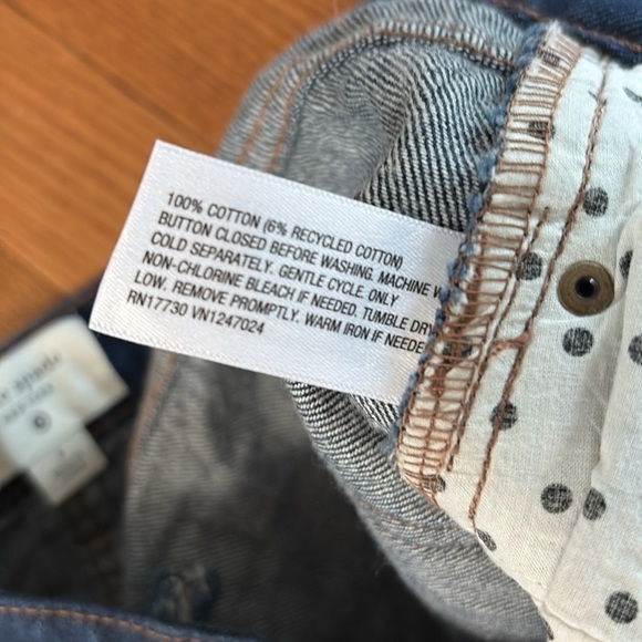 NWOT Kate Spade Denim Wide Leg Jeans Size 6 - Picture 12 of 13